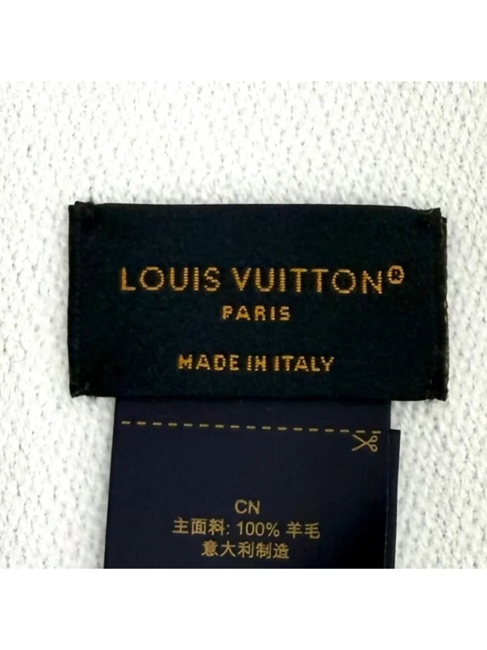 Louis Vuitton Scarf LV Essential Wool Cles Monogram 170 34 Box Included
